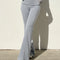 Solid Flare Pants